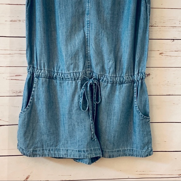RAILS Size M Parker Romper blue chambray - Picture 4 of 7